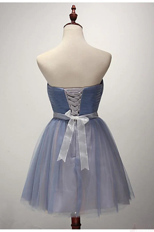 Strapless Mini Short Homecoming Cocktail Party Dresses - Image 2